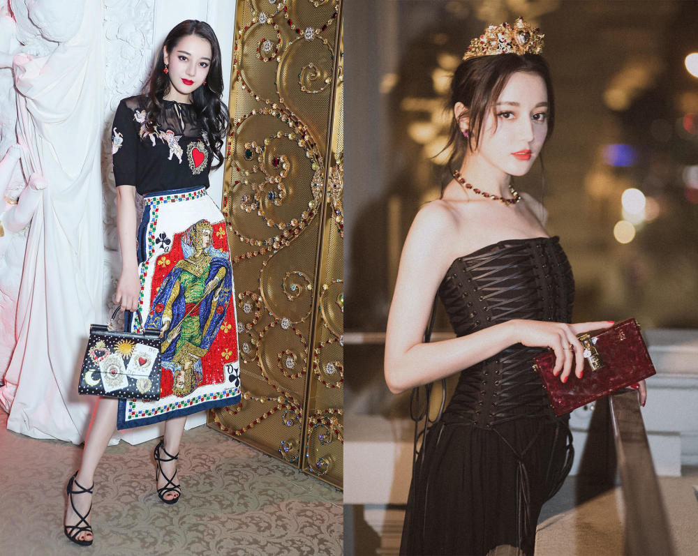 迪丽热巴穿过的超美礼服,最后一件中国风连衣