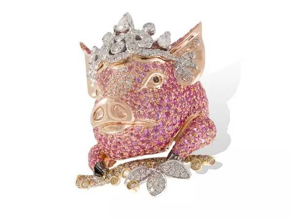 独立珠宝设计师们的奇葩作品！面对彩色宝石无法抑制的内心洪荒之力！