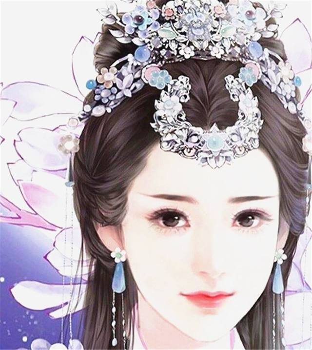 十二星座的古风美女插画,狮子座艳冠全场,你是哪一个?