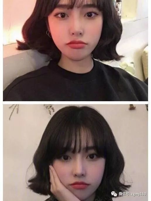 方脸圆脸的气质短发
