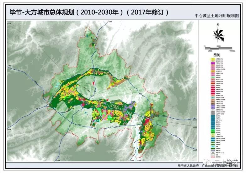 未来几年,毕节城市规划是这样的,涉及45个镇,乡,街道