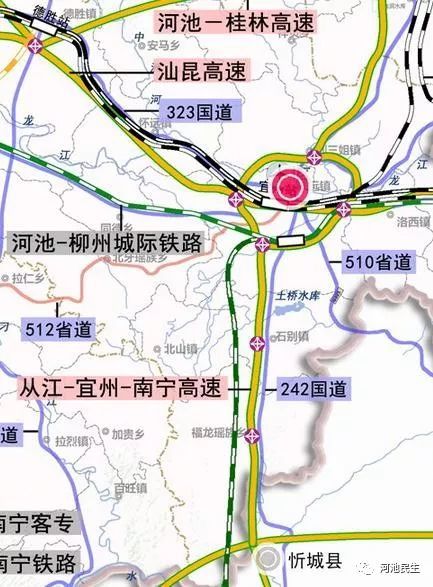 要爆发了 河池规划建设8条高速13条重点路网!有忻城路段?