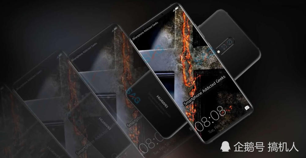 4K高清全面屏麒麟980 华为MateX概念美图爆