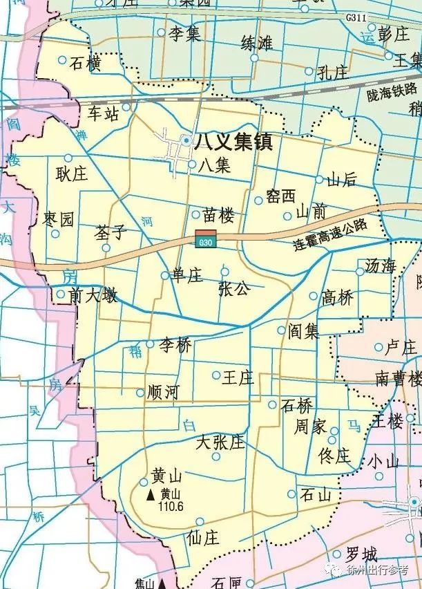 独家:邳州市各乡镇街道详图来啦!详细的街道,乡镇,社区地图,快收藏!