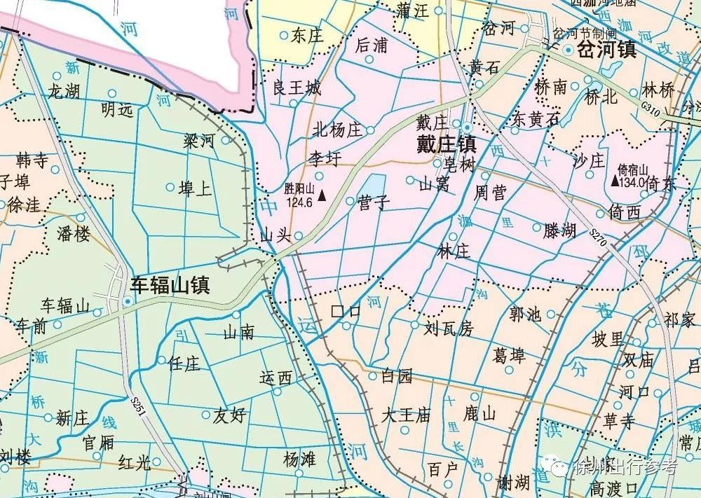 独家:邳州市各乡镇街道详图来啦!详细的街道,乡镇,社区地图,快收藏!