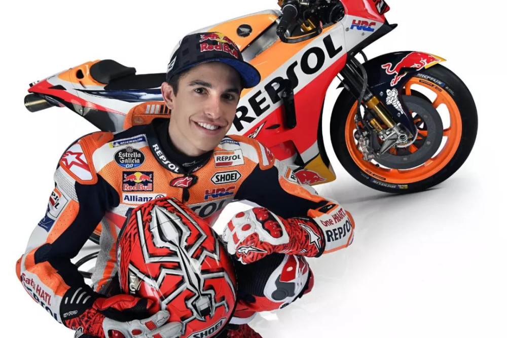 honda男神马奎斯续约hrc至2020年携手赛车rc213v征战motogp