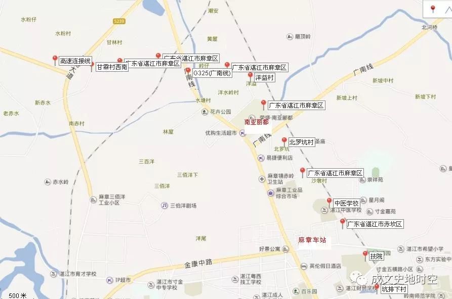 湛江大道线路分布图