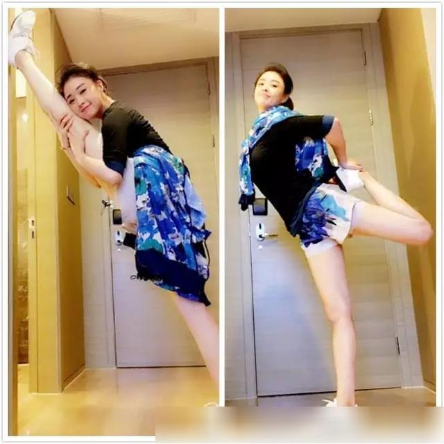当红花旦一字马:刘亦菲难度大,baby很尴尬