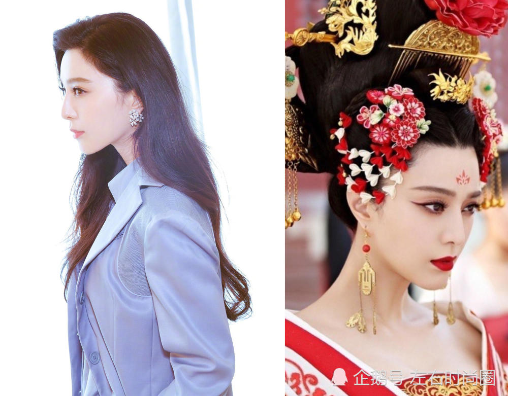 9位侧颜杀女星,范冰冰美的不像人类,最后一位