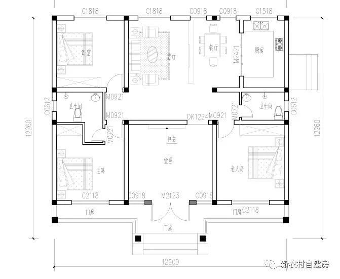 6款一层农村平房设计,第2款只要10万,第5款最适合农村