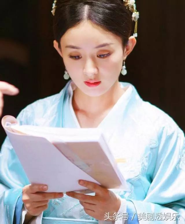 赵丽颖《知否》蓝汉服可人,《楚乔传》古装也很漂亮