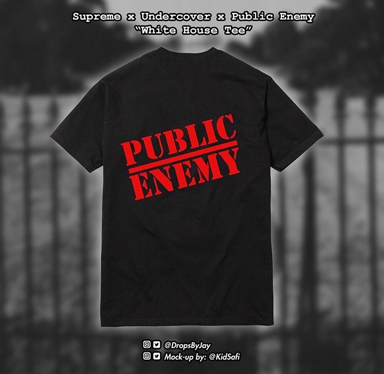 美国白宫也成背景 Supreme X Public Enemy X Undercover发售再次曝光 看点快报