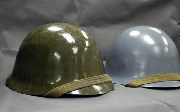 我军这款头盔外观跟日军90式钢盔很像,在使用
