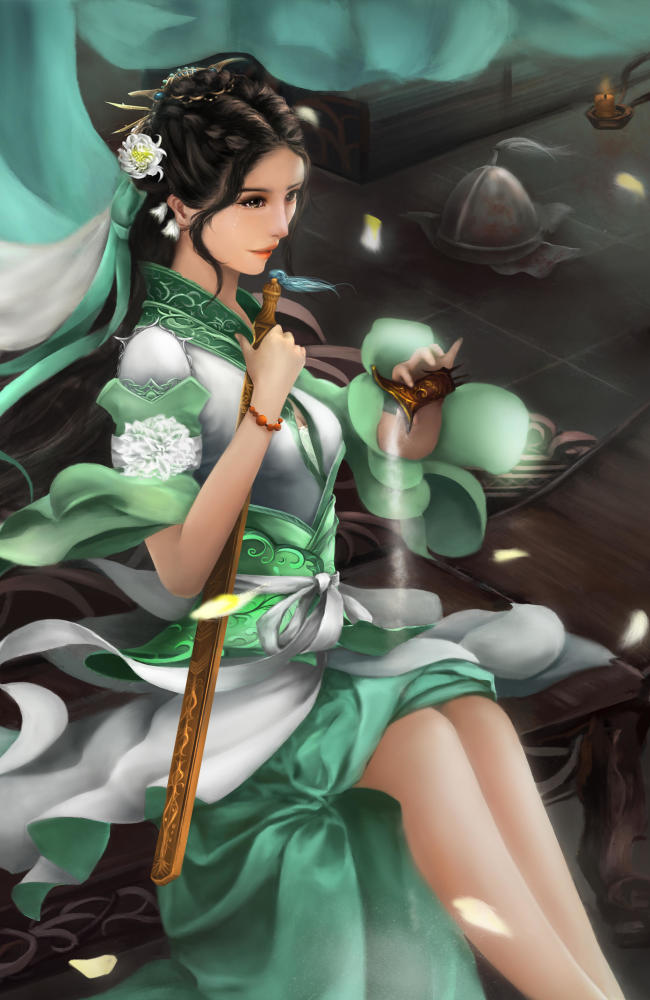 三国杀原7落选作品原画整理 第二期 徐氏 吴苋