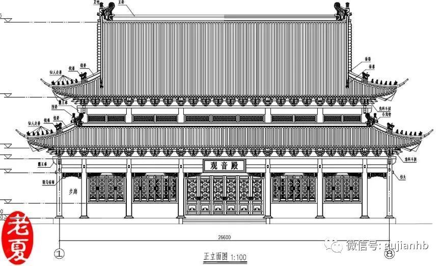 大手笔!寺庙大殿设计,大雄宝殿设计,观音殿设计图方案
