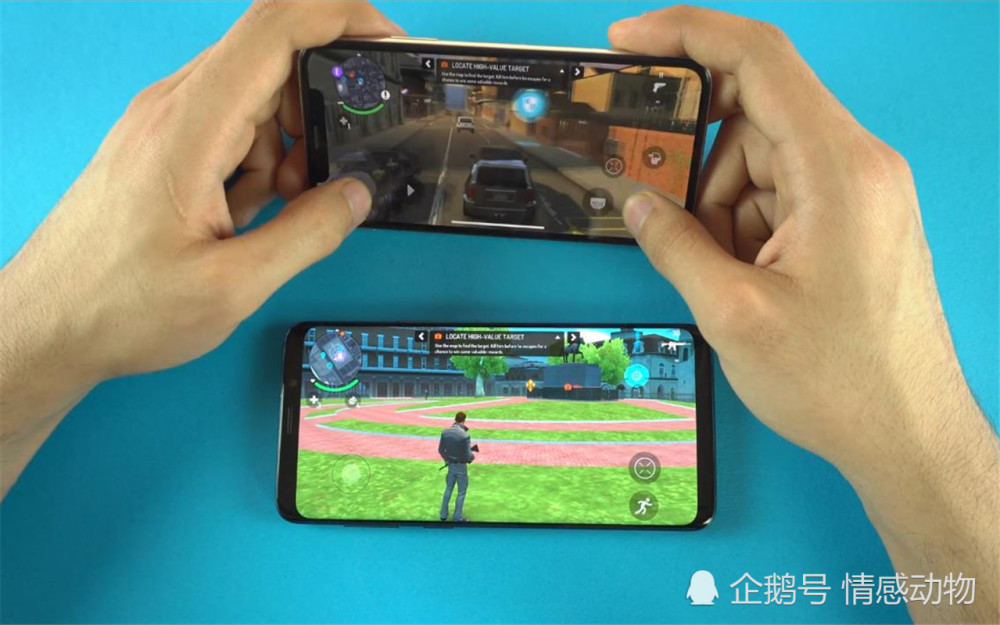 三星S9+\/iPhoneX多款游戏测试 曲面屏\/异型屏