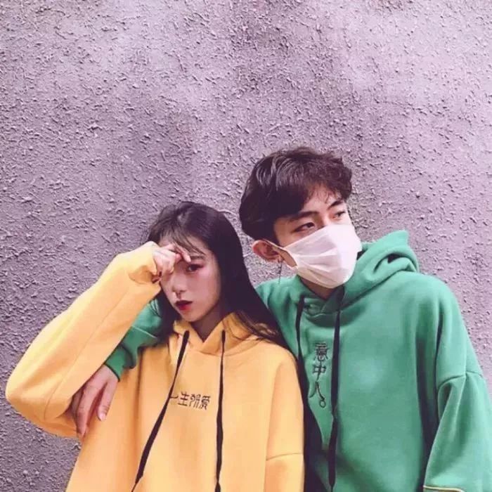 情侣头像 一左一右