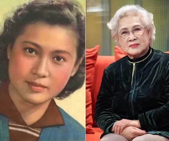 96岁秦怡全家照,女儿不理她,儿子经常打骂她,一生不原谅丈夫!