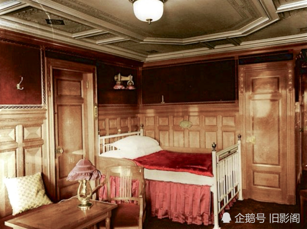 老照片:内部设施豪华的客轮,泰坦尼克号