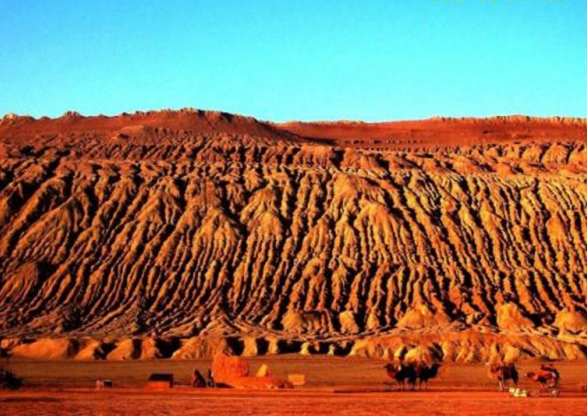 《西游记》的火焰山原来在这里!横亘100多公里,地表温度近90℃