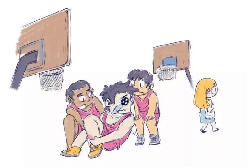 脚崴了!