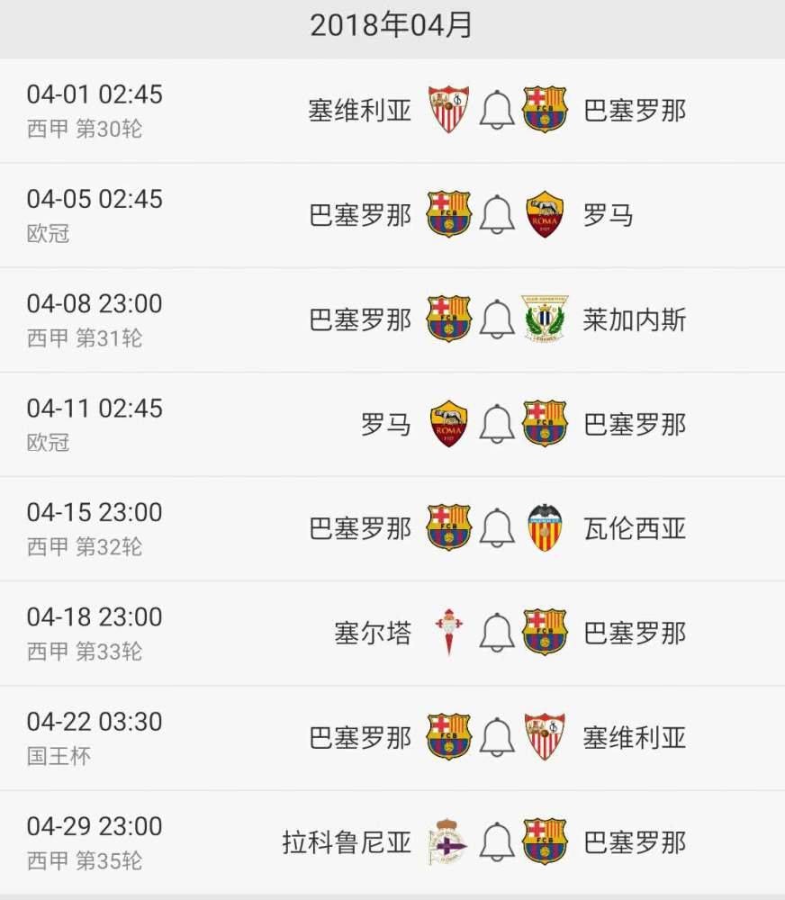 关键月!巴萨四月赛程安排堪称恐怖,比赛之艰难
