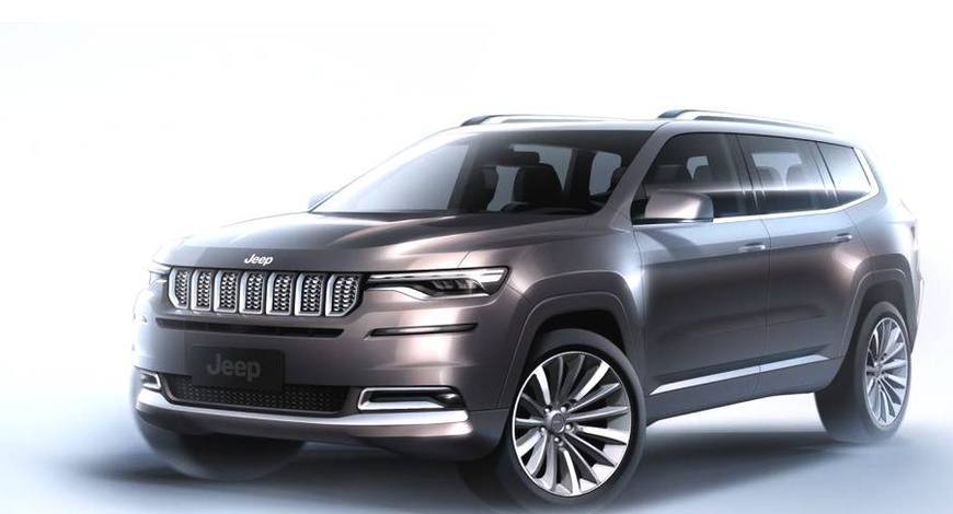 jeep上市7座头等舱超大suv,比沃尔沃更安全,颠覆汽车空间概念!