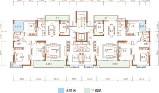 户型鉴赏 180㎡花园洋房 满足你对生活所有想象