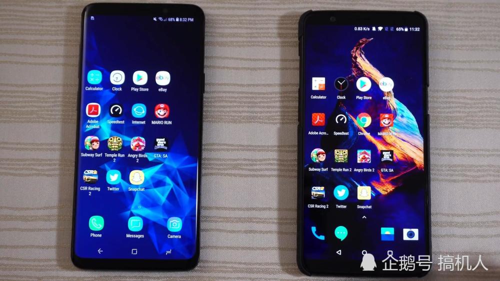 8G内存的一加5T运行速度能追赶上三星S9+吗