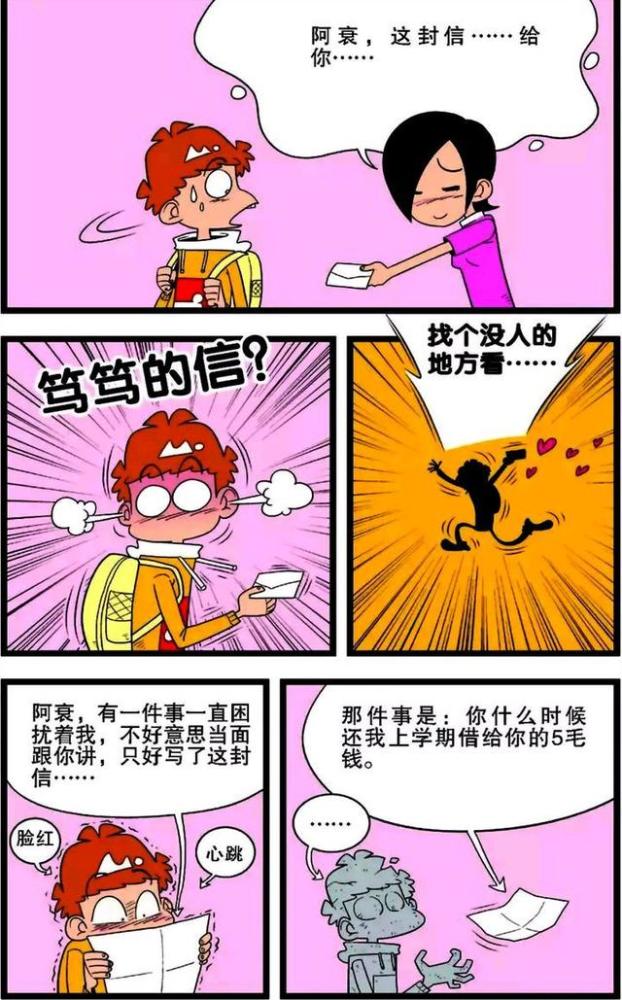 阿衰搞笑漫画:测试题,不会的先放一放!