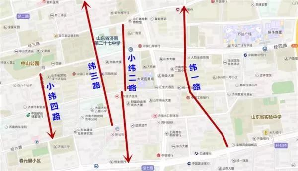 济南市区单行线最全图解来了!走错了真罚款