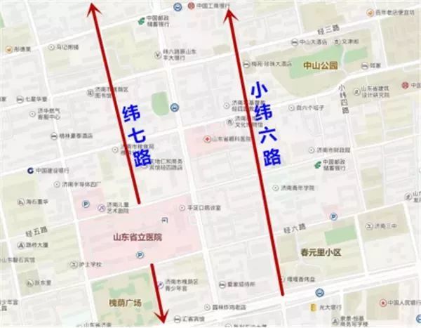 济南市区单行线最全图解来了!走错了真罚款