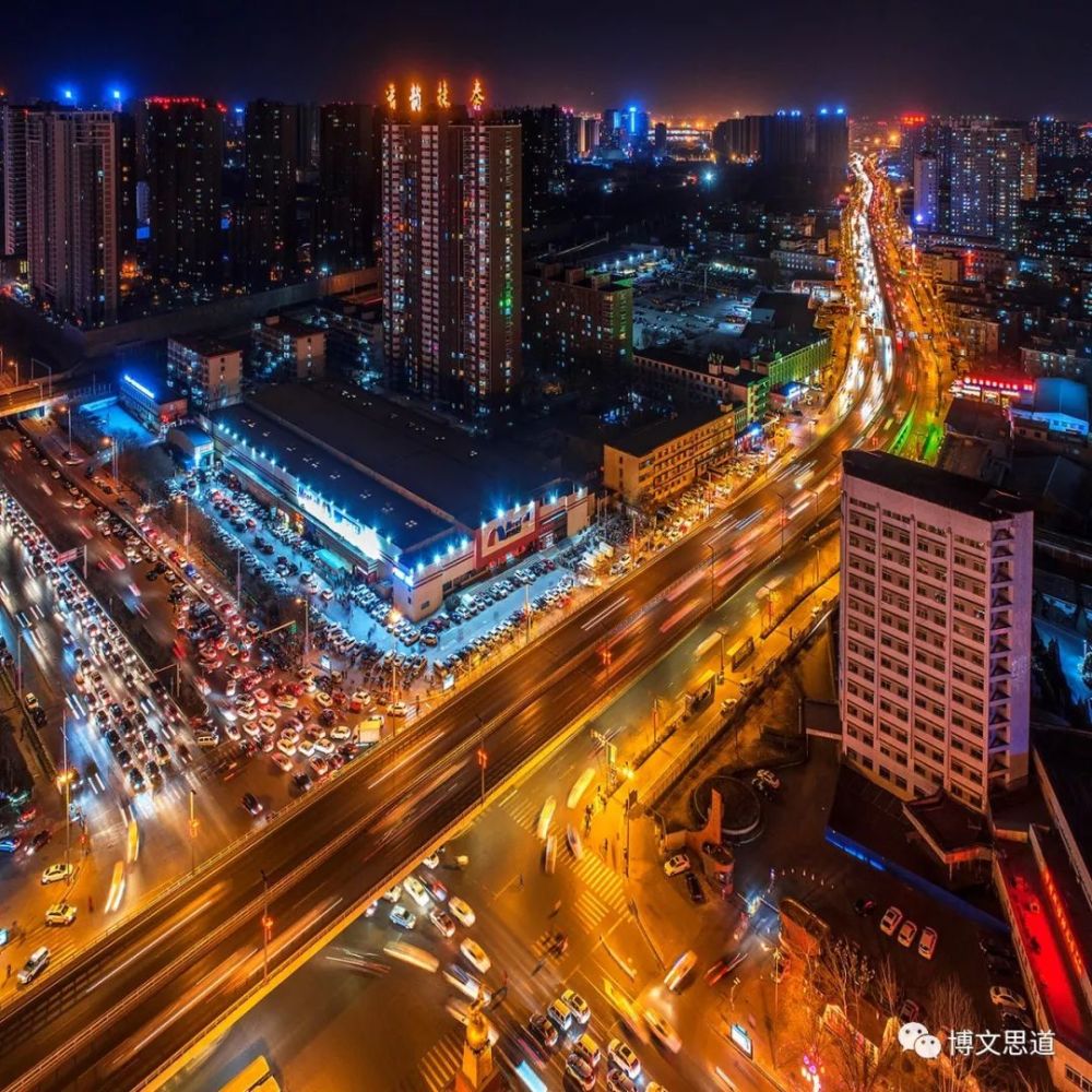 美丽太原之城市夜色-长风大街区域