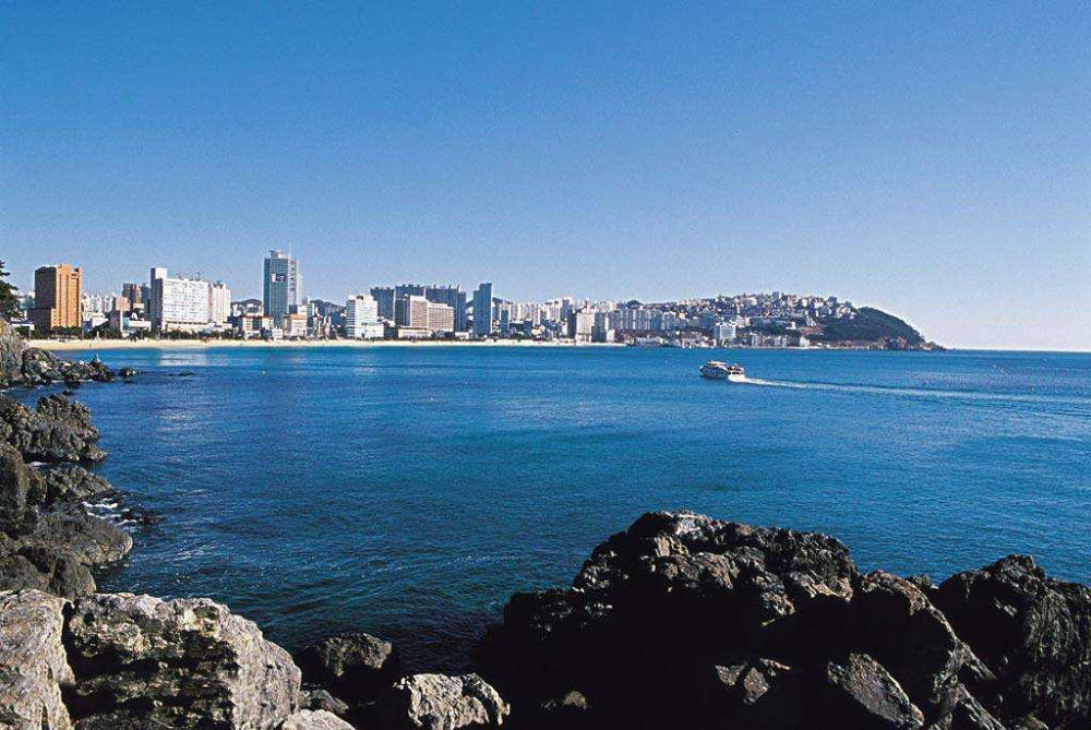 韩国八景之一,是韩国南部的旅游胜地——韩国海云台