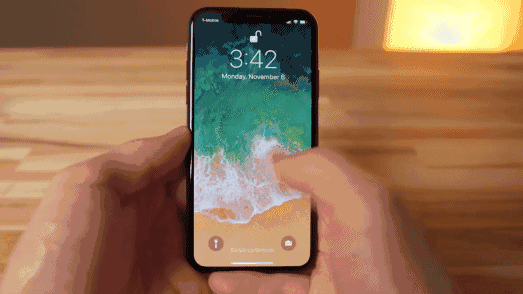 iphonex锁屏模式手电筒和拍照怎么使用
