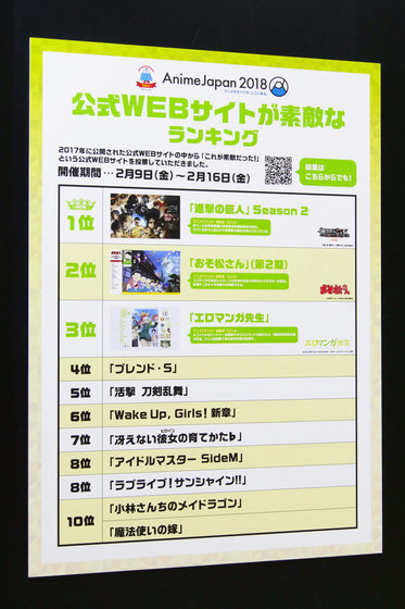 AnimeJapanѡϣĲıද