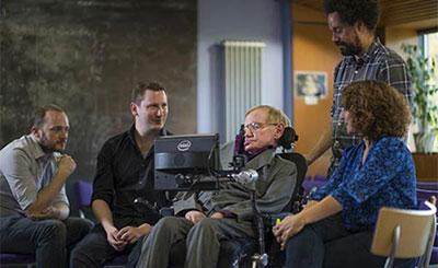 霍金的第二次生命价值8亿,真正的拿脸打字