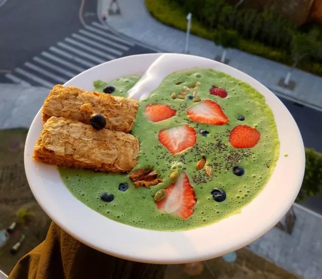 餐!这个学中医的妹子自制早点有营养有搭配还