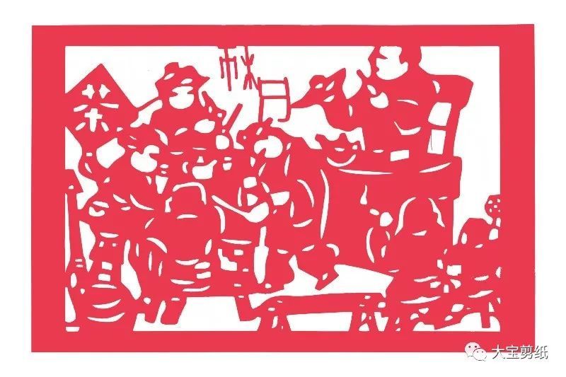 中国元素剪纸(二)-二十四节气