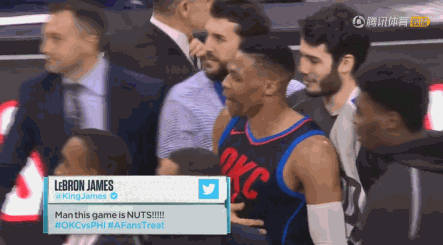 动图秀:他四年仅打百场比赛 就敢狂怼韦少喷KD