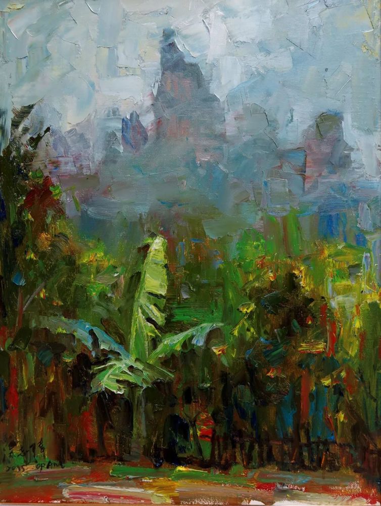 中外画家绘丹霞油画作品展