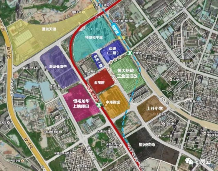 龙华上塘规划图2020,深圳龙华规划图2020 除了鸿荣源和金亨利 龙华楼市后续还有这些大招
