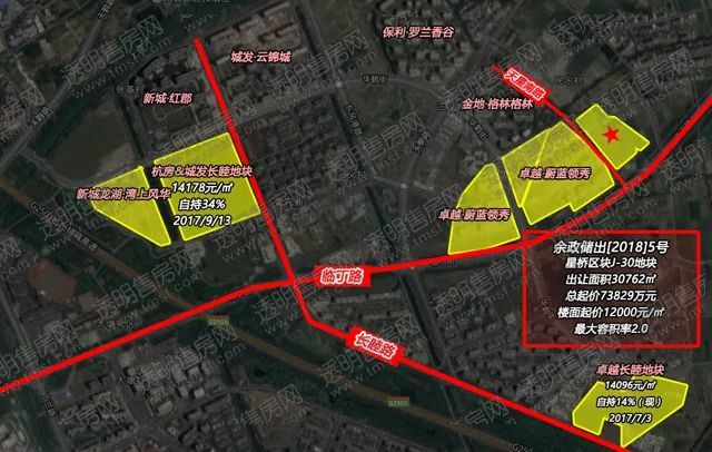 29%. 临平新城星桥区块j-30地块,东至相邻土地,南至临丁路,西至