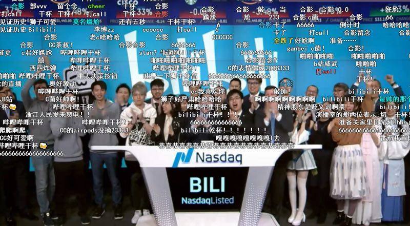 刚上市股价就跌的B站,深受年轻人喜爱也是个错