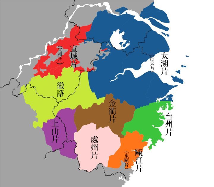你所不了解的江浙沪,让"地图"带你从全国深入沪宁杭吴语区!