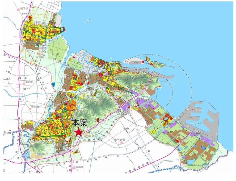 根据《中华人民共和国城乡规划法》,在《连云港市城市总体规划(2015