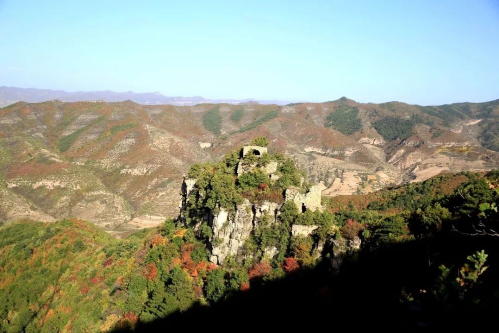 兴县,石楼山,山西,黑茶山,红色旅游,蔡家崖