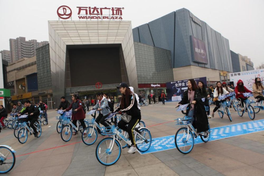 哈罗单车席卷沈阳,共享单车超高人气蓝朋友强