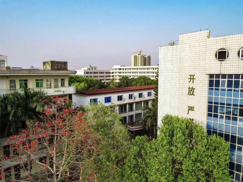 航拍河源开放大学!再见,河源市广播电视大学!