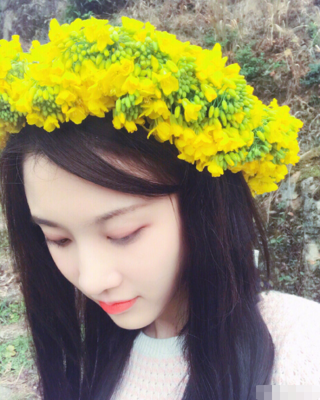 花仙子张慧雯上线 网友:这片花海在童话世界吗